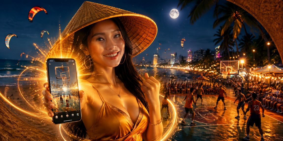 Người dùng trải nghiệm cược thể thao và trò chơi Jackpot trên điện thoại tại Mũi Né